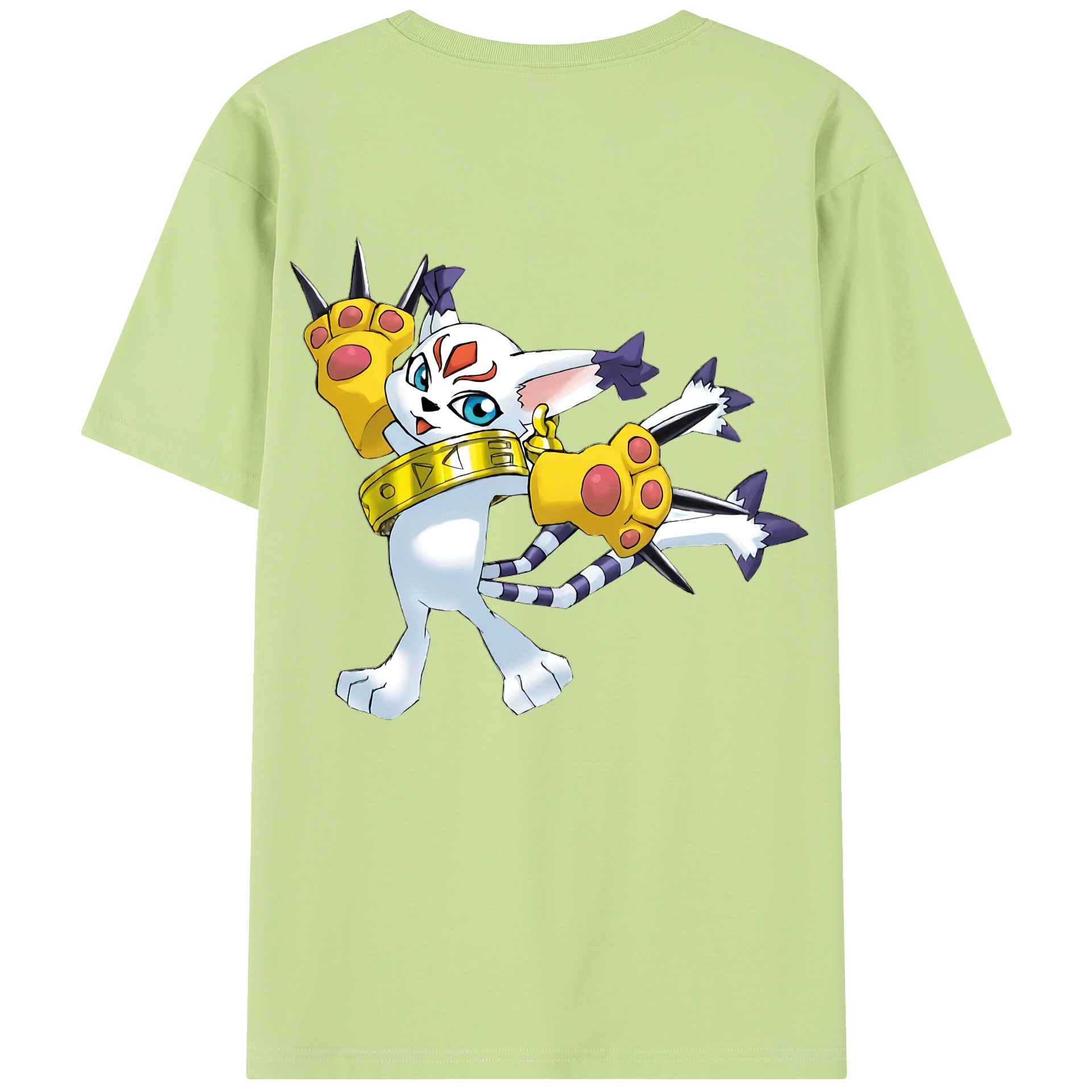 （画像用） Digimon デジタルモンスター/デジモン 綿100％半袖Tシャツ（背面プリント）